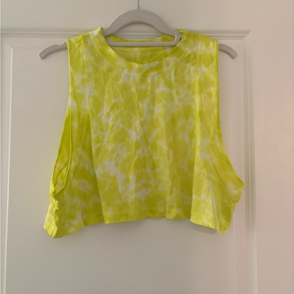 Lululemon All Yours cropped cotton tank top